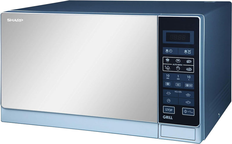 Sharp, R75MTS 25 Liter SILVER Microwave Oven With Grill for 220 Volts, 50hz