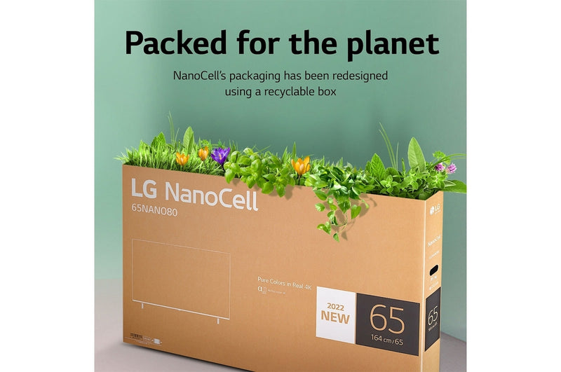 LG, NanoCell TV 55 Inch NANO84 Series, Cinema Screen Design 4K Active