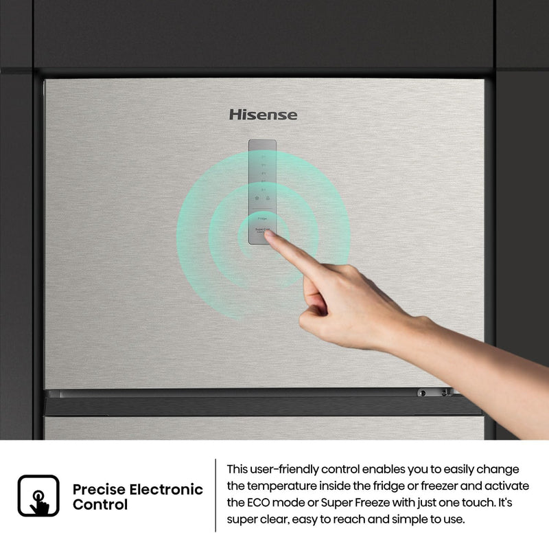 Hisense, Two Door Top-mount 635L Freezer Fridge