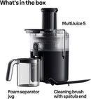 Braun, Multijuice 5 Sj5000 800W Cold Extraction Juicer Xl Feed Chute Black