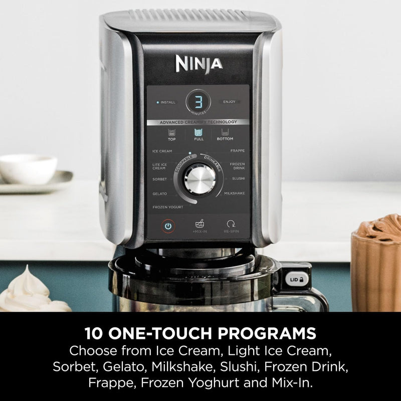 Ninja, CREAMi XL Deluxe 10-in-1 Ice Cream and Frozen Treat Maker