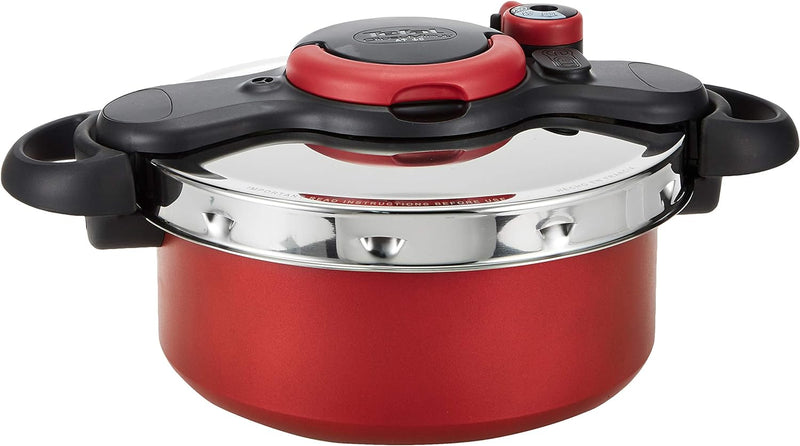 Tefal, 2 in 1 pressure cooker & stewpot – Easy 7.5L + Clipso Minut Duo