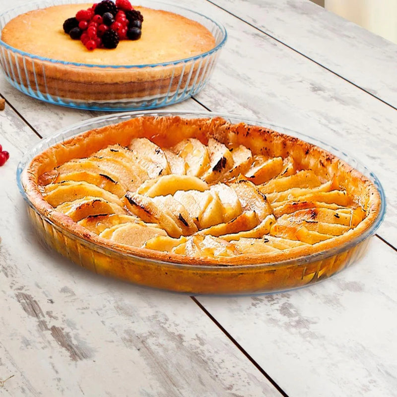 Pyrex, 814B Glass Quiche Dish 31 cm