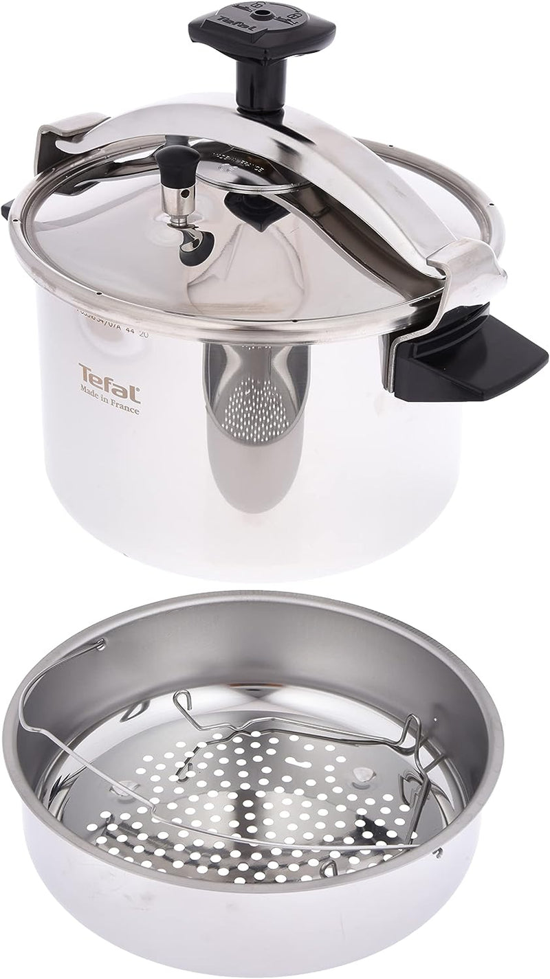 Tefal, Cocotte Minute – 10 Litres Pressure Cooker Stainless Steel, P0531634