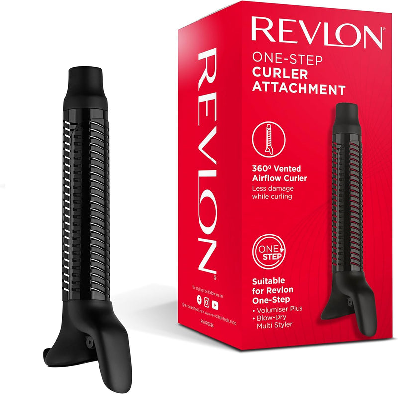 Revlon, One-Step 360° Vented Curler Head Attachment Black