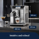 DeLonghi, ECAM650 85 MS PrimaDonna Elite Experience Coffee Machine Metal