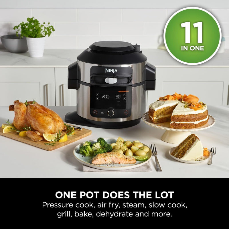 Ninja, Foodi 11-in-1 SmartLid Multi-Cooker 6L