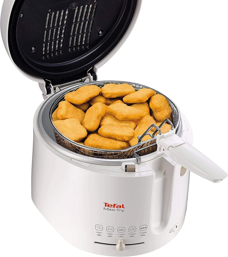 Tefal, Maxi Fry Fryer Fixed Bowl 2.1 Liter /1.2 Kg – FF100073