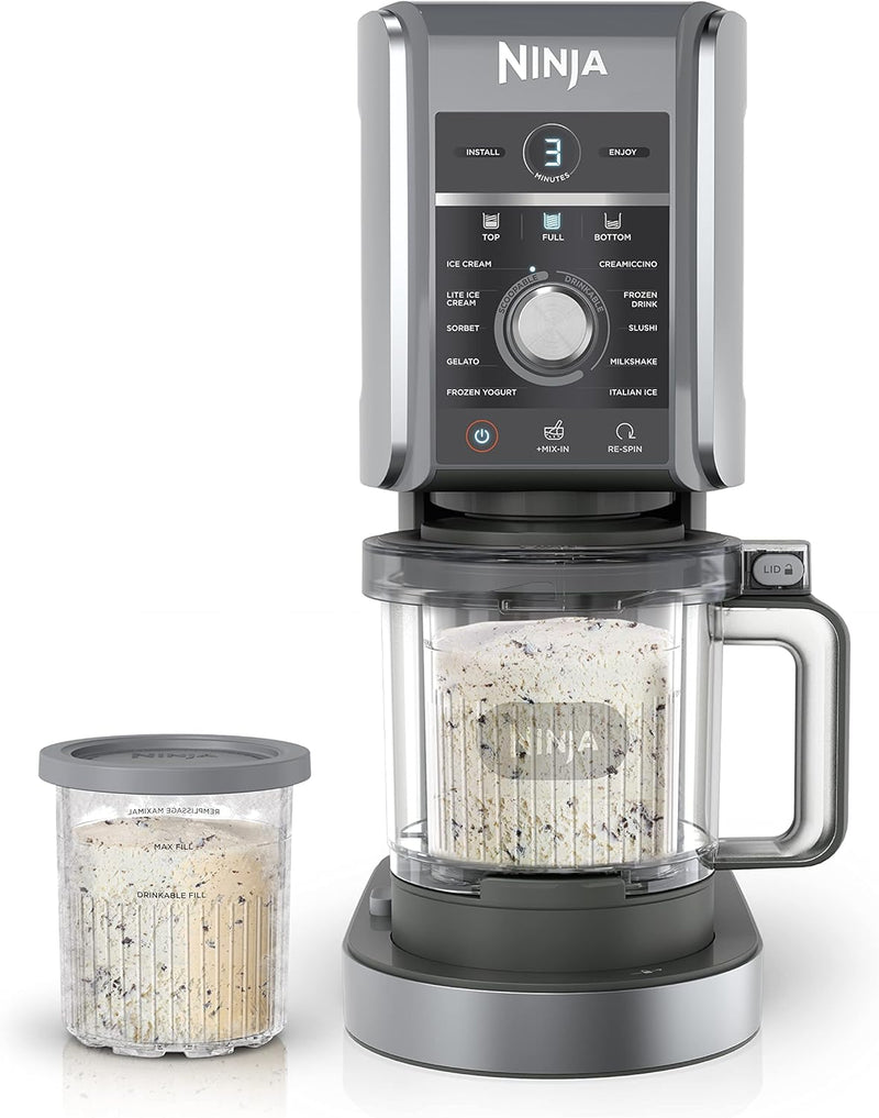 Ninja, CREAMi XL Deluxe 10-in-1 Ice Cream and Frozen Treat Maker