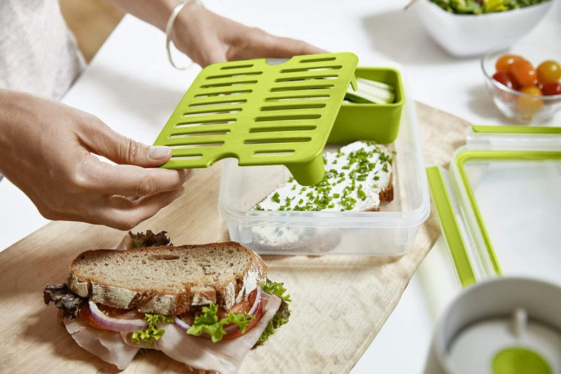 Tefal, Masterseal Food Keeper 1.2 Litre Brunch Box, Green, Plastic