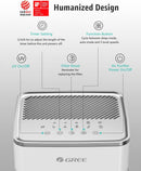 Gree, Air Purifier Allergy Sufferers with HEPA Filter and UV Light, up to 80m2