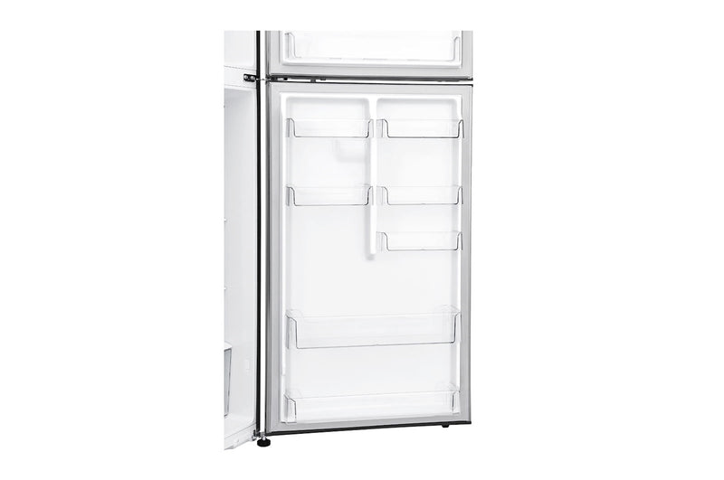 LG, Top Mount Refrigerator, Platinum Silver Color, Smart Inverter Compressor, Door Cooling™, Multi AirFlow