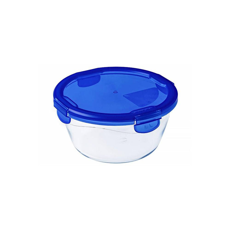 Pyrex, Cook & Go Glass Round Dish With Lid 1.6 L