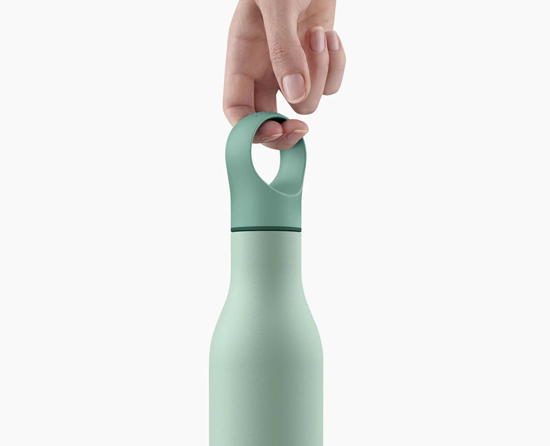 Joseph Joseph, Loop 500ml Stainless-steel Vacuum Insulated Water Bottle, Green
