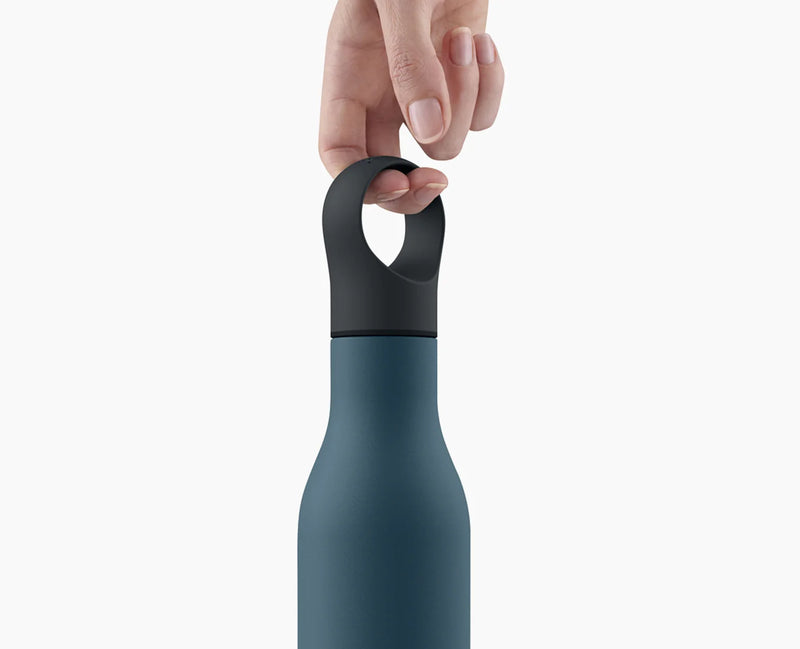 Joseph Joseph, Loop 500ml Stainless-steel Vacuum Insulated Water Bottle, Blue