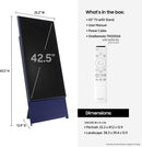 Samsung 43-inch The Sero QLED Smart TV, Best mobile optimized screen Tv deals, Rotating screen flip the way you watch TV for TV and movies or for mobile content and apps, Powerful speakers and incredible QLED picture with a billion shades of colors