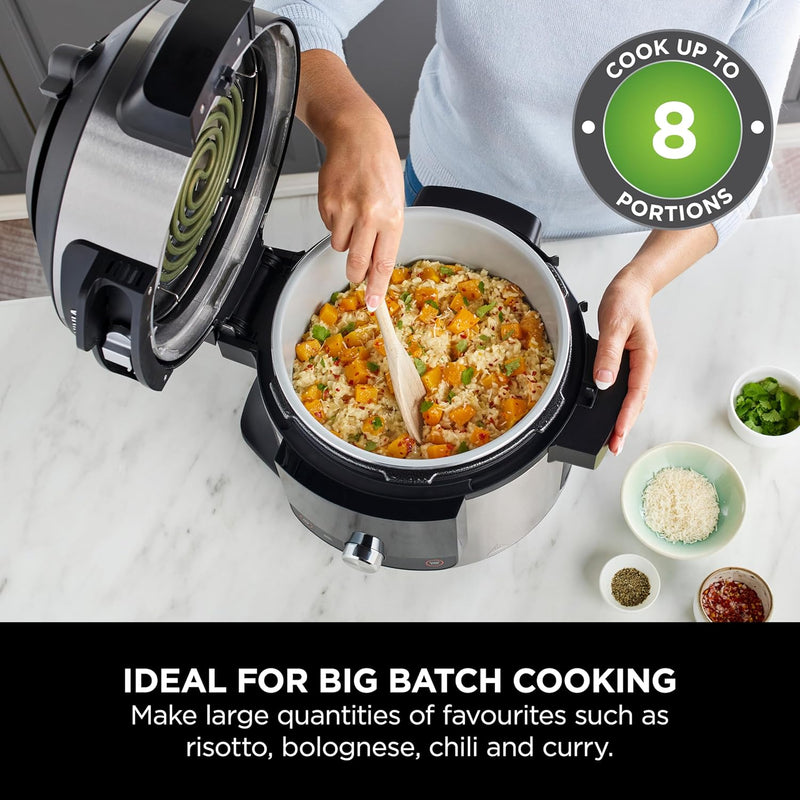 Ninja, Foodi MAX 15-in-1 SmartLid Multi-Cooker with Smart Cook System 7.5L