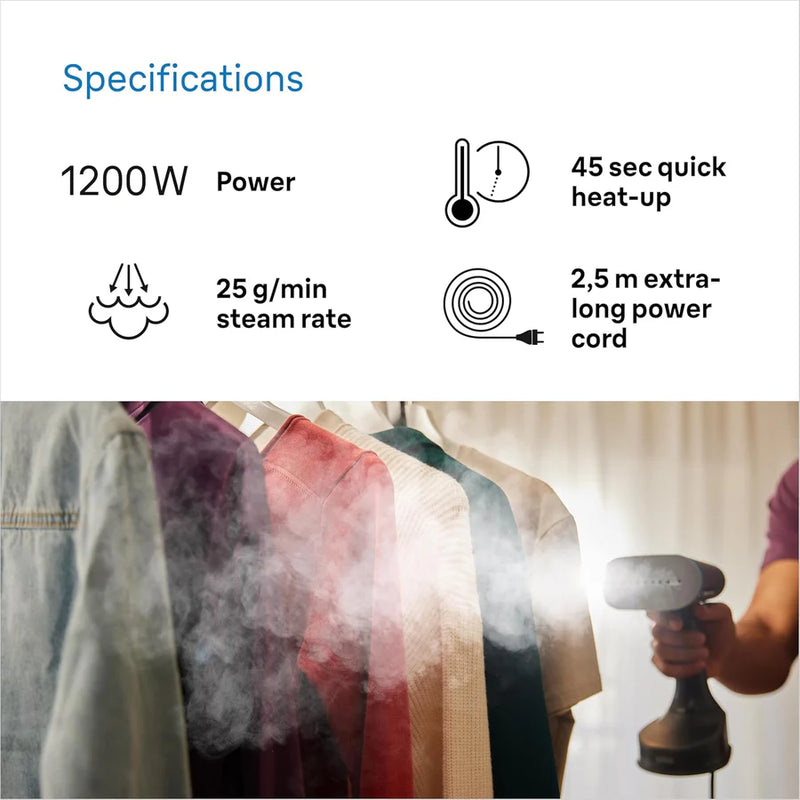 Braun, QuickStyle 5 Garment Steamer GS 5031 Black/Blue