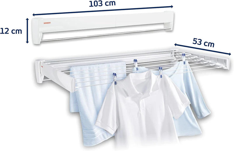 Leifheit, 831100 Wall Dryer Telefix 100 WH