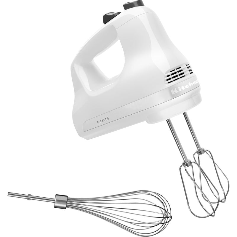 Kitchen Aid, Hand Mixer, 5 Speeds, White