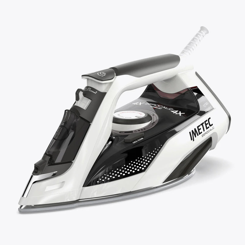 Imetec, Steam Iron, 4X Zerocalc Tech. 2400W, 160G, Glide Ceramic Plate