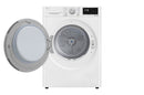 LG, Energy Saving Dryer, 9kg, White, Capable Drying with Dual Heat Pump