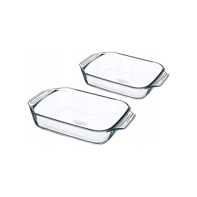 Pyrex, Set Irresistible Glass Rectangular Roaster Set 912S732