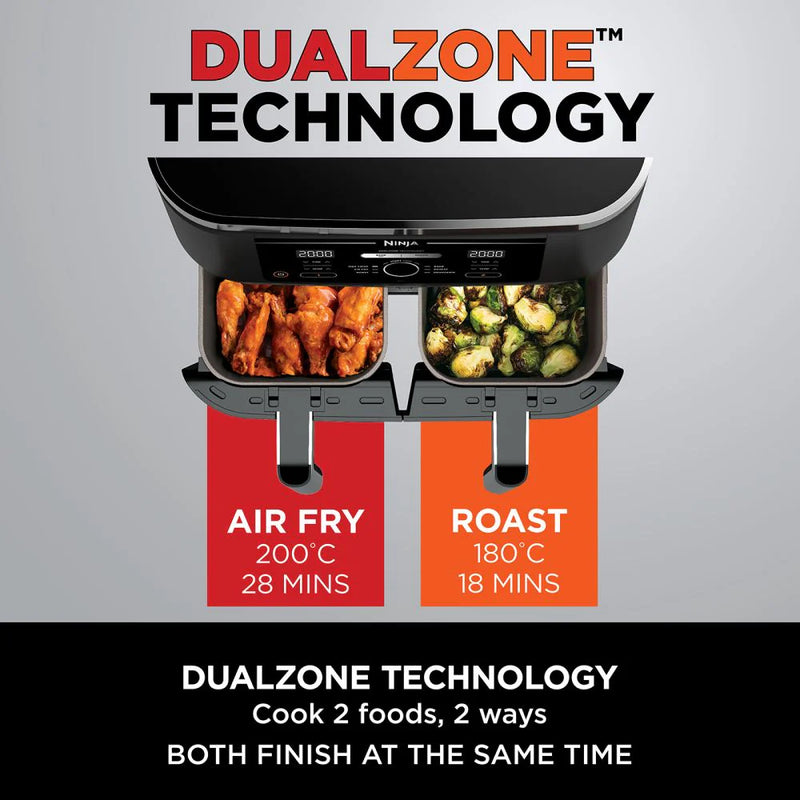 Ninja, Foodi Max XXXL Dual Zone Air Fryer, 9.5 Litre