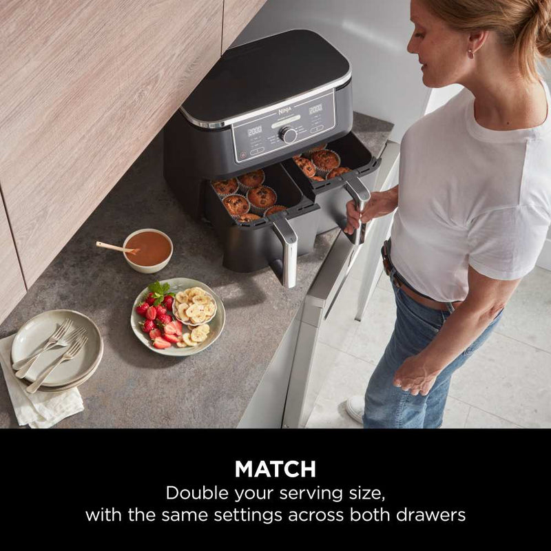 Ninja, Foodi Max XXXL Dual Zone Air Fryer, 9.5 Litre