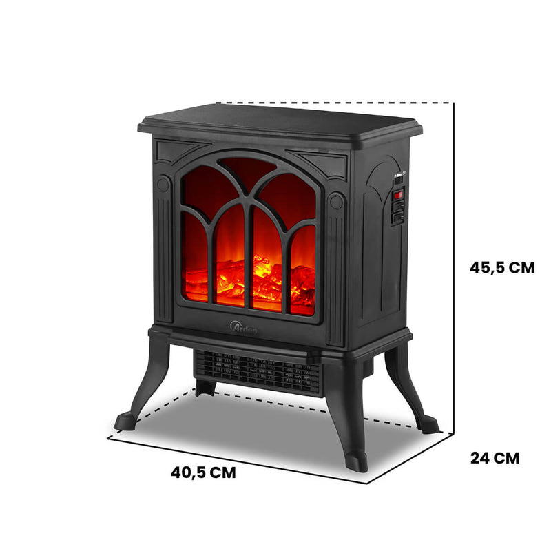 Ardes, AR354 Electric Fireplace 1500W Camino Square