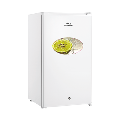 Queen Chef, One Door Compact Fridge D-Frosty 100 L, White