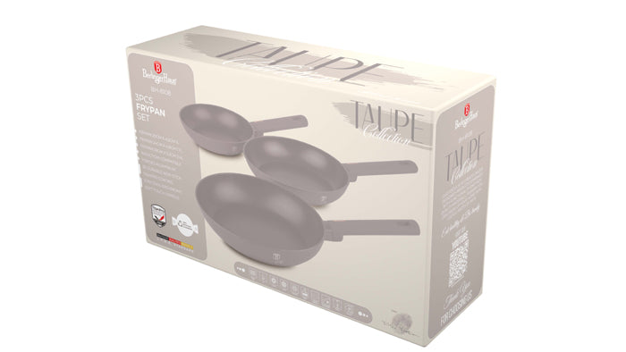 Berlinger Haus, 3 pcs Frypan Set Taupe