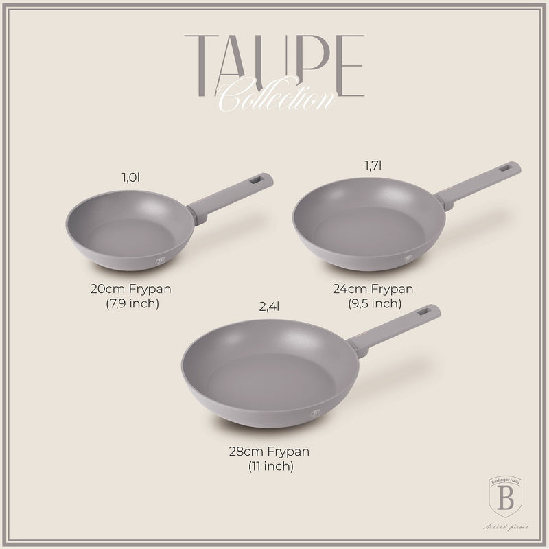 Berlinger Haus, 3 pcs Frypan Set Taupe