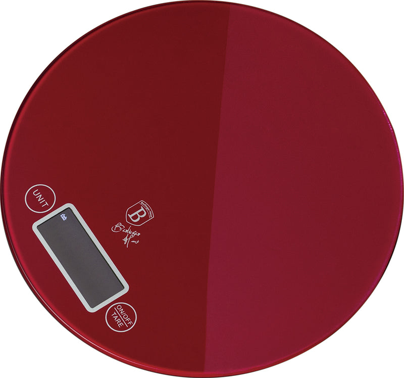 Berlinger Haus, Kitchen Scale BH/9426 Burgundy Collection