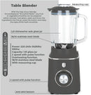 Berlinger Haus, Table blender with 1,5 L GLASS Jar BH9539