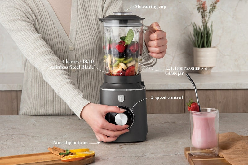 Berlinger Haus, Table blender with 1,5 L GLASS Jar BH9539