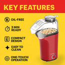 Nutricook, Popcorn Maker, Red