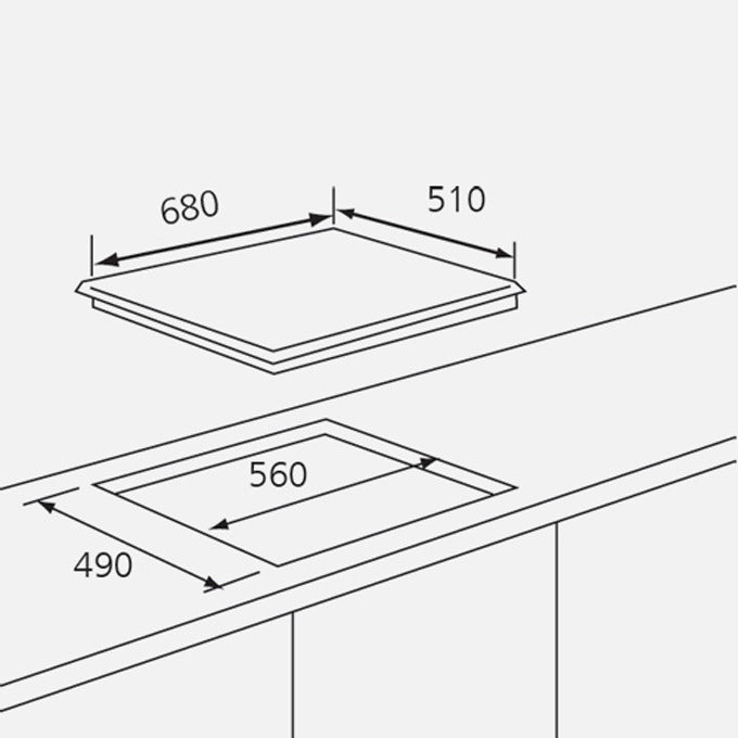 Campomatic, 70cm Gas Hob