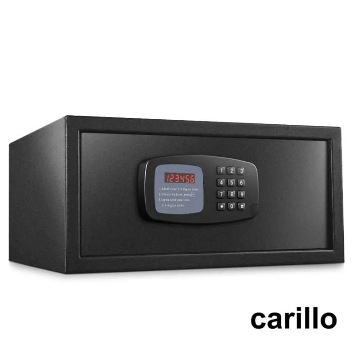 CARILLO Hotel Safe with Key and Code