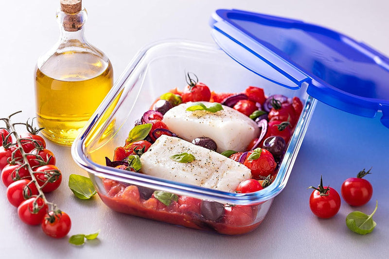 Pyrex, Cook & Go Glass Rectangular Dish With Lid 283Pg00