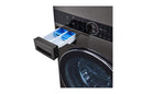 LG, Single Unit Front Load 21/16kg LG WashTower™ with Centre Control™, Black Steel color