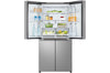LG, Four Door Refregirator , 464L Net Capacity Silver Color,Door Cooling+™, Multi Air Flow