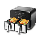 Black+Decker, Digital Dual Zone Air Fryer 1700W 4L+4L