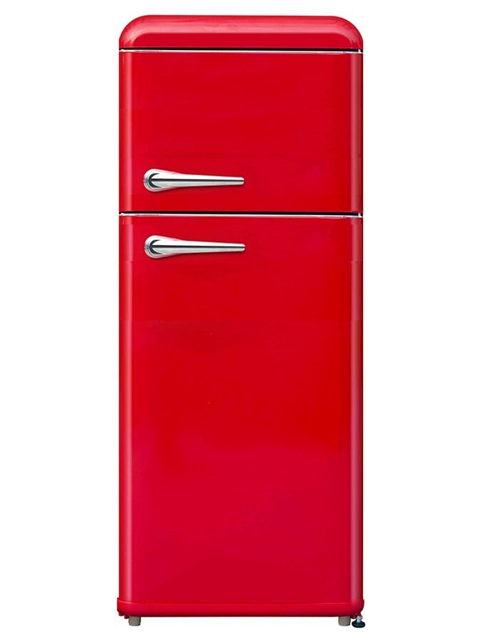 Campomatic, Top Mount Defrost 244L Fridge, Red