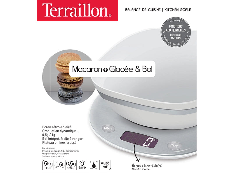 Terraillon, Kitchen Scale With Bowl