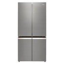 Haier, Four Doors Refrigerator Gray Glass Door 636L