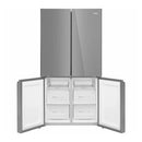 Haier, Four Doors Refrigerator Gray Glass Door 636L