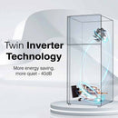 Haier, HRF672VCFMESEG No Frost Top Mount Refrigerator Twin inverter 23 CFT, Silver