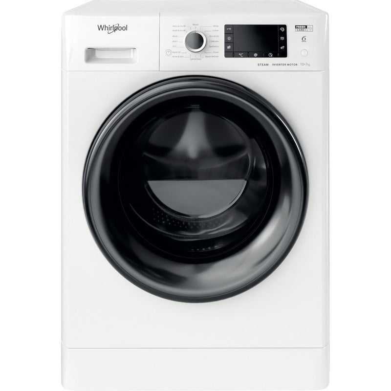 Whirlpool, FFWDD1071682WBV Washer And Dryer 10/7kg, White