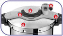 Tefal, Clipso Minut Perfect Pressure Cooker, 7.5 L
